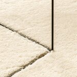 vidaXL Tapis HUARTE à poils courts doux et lavable crème 80x150 cm