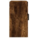 vidaXL Armoire murale chêne fumé 60x31x60 cm bois d'ingénierie