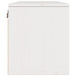 vidaXL Armoire murale Blanc 80x30x35 cm Bois de pin massif