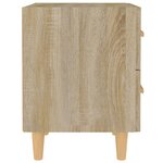 vidaXL Table de chevet Chêne sonoma 40x35x47 5 cm