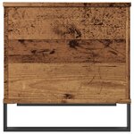 vidaXL Table basse vieux bois 60x44 5x45 cm bois d'ingénierie