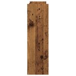 vidaXL Armoire à chaussures murale vieux bois bois d'ingénierie