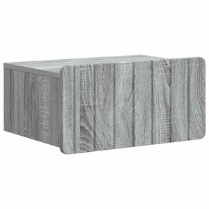 vidaXL Cabinet de chevet mural Sonoma gris 49 x 34 5 x 24 cm