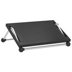 vidaXL Repose-pied Noir 45x40x13 5 cm