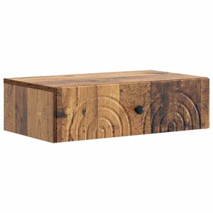 vidaXL Table d'appoint murale 59 x 34 5 x 17 cm Bois d'ingénierie