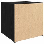 vidaXL Meuble TV 4 Pièces Noir 37 x 35 x 37 cm Bois d'ingénierie