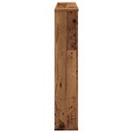 VidaXL Cadre de cheminée vieux bois 100x20x100 cm bois d'ingénierie