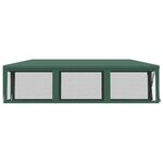 vidaXL Tente de fête avec 8 parois latérales en maille Vert 3x9 m PEHD