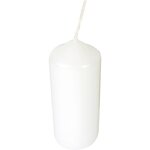 Bougies blanches Ø40 H 110 mm 12 pièces