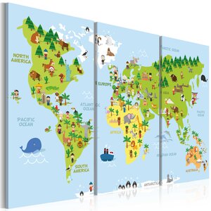 Tableau - children's world l x h en cm 120x80