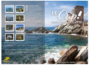 Collector 8 timbres - Le Cap Corse - Lettre verte