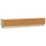 vidaXL Meuble TV Chêne Sonoma 147 x 34 5 x 27 cm Bois d'ingénierie