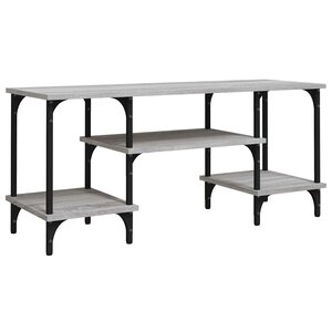vidaXL Meuble TV sonoma gris 102x35x45 5 cm bois d'ingénierie