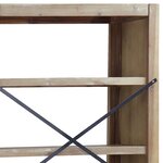 vidaXL Bibliothèque 3 niveaux 80x30x80 cm Bois solide d'acacia