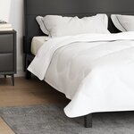 vidaXL Couettes & Duvets Blanc 260 x 220 cm Microfibre
