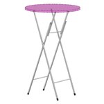 vidaXL Pieds de table de bar pliables Argenté 45x53x108 cm