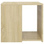 vidaXL Table d'appoint chêne sonoma 50x50x45 cm bois d'ingénierie