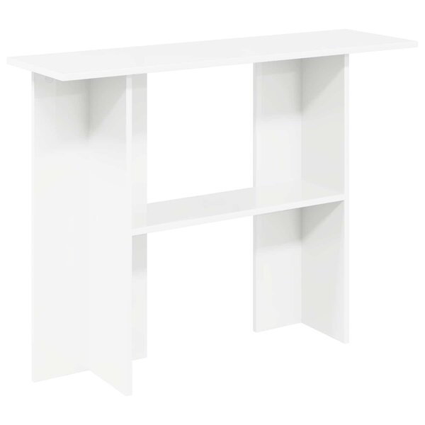 vidaXL Table console Blanc 100 x 30 x 75 cm Bois d'ingénierie
