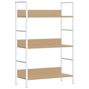 vidaXL Bibliothèque à 3 niveaux chêne 60x27 6x90 5cm bois d'ingénierie