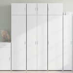 vidaXL Armoire de rangement blanc 70x42 5x225 cm bois d'ingénierie