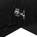 vidaXL Meuble mural Chêne noir 50 x 42 5 x 40 cm Bois d'ingénierie