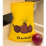 Sac à oignons en tissu 26,5 x 36,5 cm