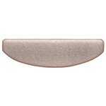 vidaXL Tapis d'escalier auto-adhésifs 15 Pièces Marron Clair