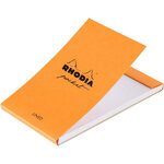 Bloc-Notes Agrafé Pocket noir - 7,5 x12 cm - ligné - 40 Feuilles Détachables
