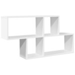 vidaXL Étagère murale blanc 100x20x53 cm bois d'ingénierie