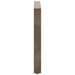 vidaXL Pieds de table à manger en acier naturel 2 pièces 80 x (72-73) cm Acier