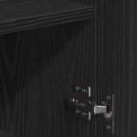 vidaXL Buffet avec tiroir Chêne noir 79 x 38 x 80 cm Bois d'ingénierie