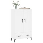 vidaXL Buffet haut blanc 69 5x31x115 cm bois d'ingénierie