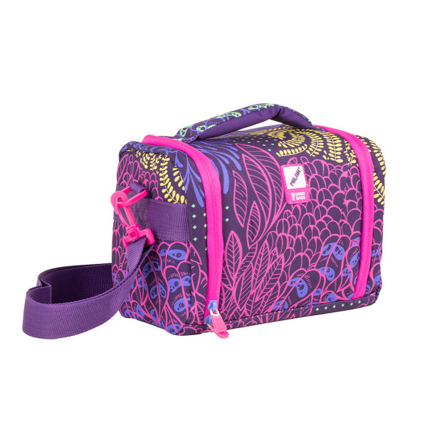 Sac isotherme porte-repas grande capacité (5 L) série spéciale Fireflies  lilas