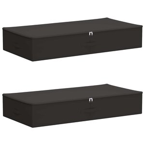 vidaXL Boîte de rangement 2 pc Tissu intissé 100 x 50 x 18 cm 90 l