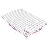 vidaXL Latte de rechange pour sommier avec 17 lattes 80 x 200 cm