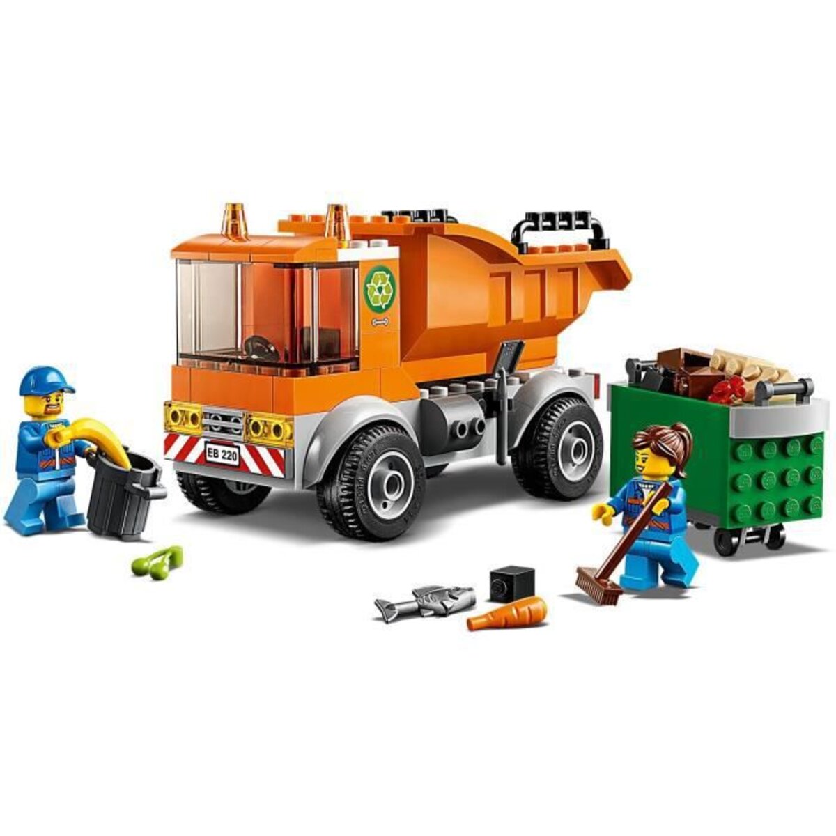 Lego 4+ city 60220 le camion de poubelle - La Poste