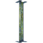 Poteau universel pour boites aux lettres - 80 x 80 x 1000 mm  Aluminium Modèle Mauna Loa