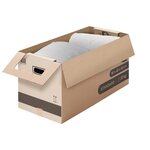 Pack and Move - Lot 60 cartons déménagement XL - 80 x 40 x 40 cm - Poignées renforcées - 3 adhésifs offerts