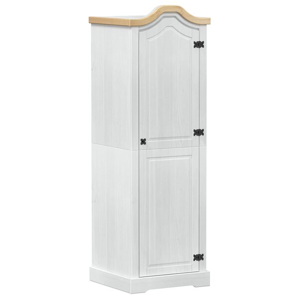 vidaXL Armoires avec étagère Blanc 55 x 52 x 170 cm Pin massif