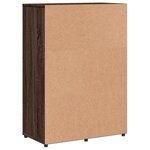 vidaXL Buffet chêne marron 60x31x84 cm bois d'ingénierie