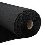 Gazon synthétique vidaXL Noir 1x10 m 40 mm