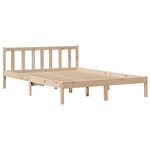 vidaXL Cadre de lit sans matelas 120x190 cm bois de pin massif