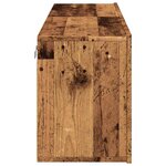 vidaXL Meubles TV muraux 2 Pièces vieux bois 60x30x41 cm