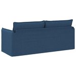 vidaXL Canapé Bleu 196 x 82 x 85 cm tissu