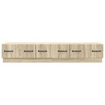 vidaXL Meuble TV Chêne Sonoma 147 x 34 5 x 27 cm Bois d'ingénierie