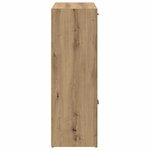 vidaXL Bibliothèque chêne artisanal 60 5x30x90 cm bois d'ingénierie