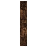 vidaXL Bibliothèque Chêne fumé 45x24x160 cm Bois d'ingénierie