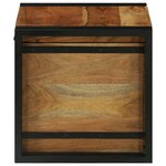 vidaXL Coffres de rangement 40 x 40 x 40 cm Bois d'acacia massif