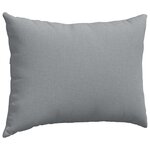 vidaXL Coussins de canapé 2 Pièces Gris clair 70 x 50 cm tissu