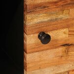 vidaXL Meuble d'appoint Marron 90 x 33 x 75 cm Bois de mangue massif